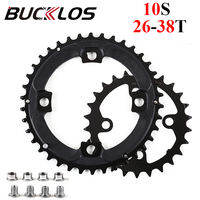 BUCKLOS 104/64 BCD ห่วงโซ่จักรยาน 22T 24T 26T 32T 38T 42T 44T MTB ห่วงโซ่ 9S 10S Mountain Bike Chainwheel จักรยานอะไหล่