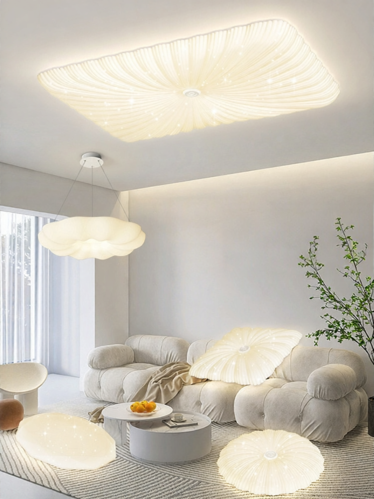 YILAITE | Full Spectrum Modern Simple Cream Style Ceiling Light Rectangular Lamp ราคา 6,016 บาท*ส่งฟรี