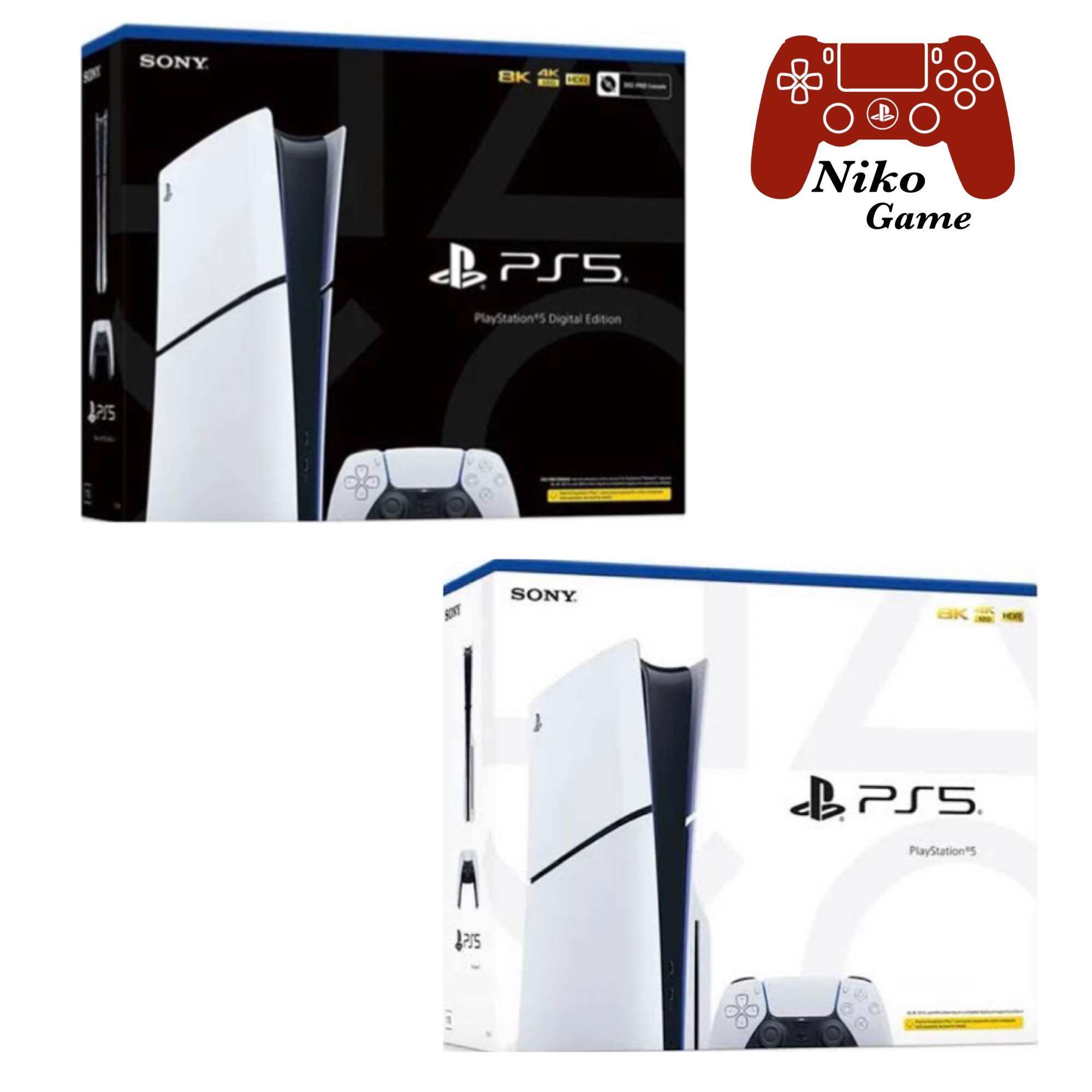 [Ready to Ship] Ps5 Slim Machine, Thai Center Warranty, Standard & Digital Disc Version, First-Hand and Second-Hand. ราคา 13,690 บาท*ส่งฟรี