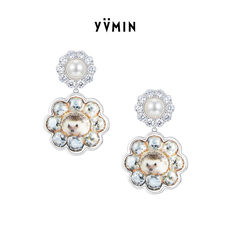 Hedgehog Print Ceramic Earrings ราคา 10,573 บาท*ส่งฟรี