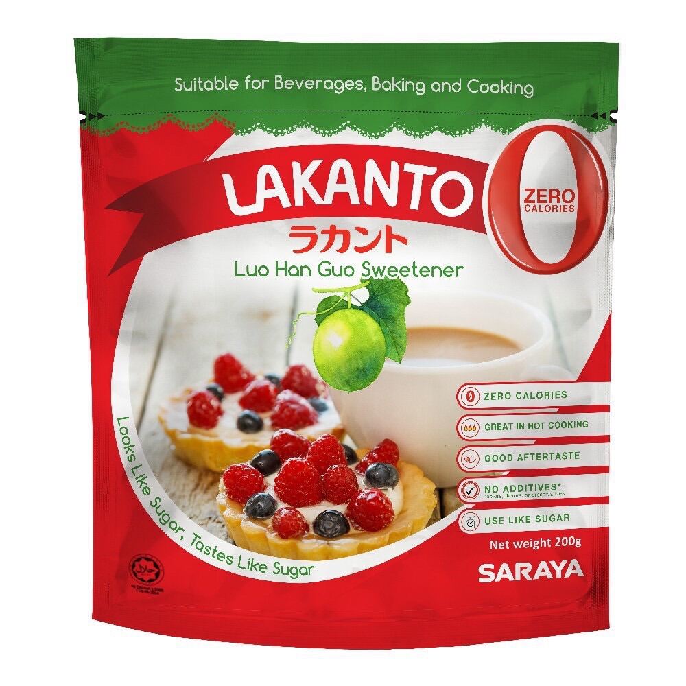 น้ำตาลหล่อฮั่งก๋วย คีโต Lakanto Natural Sweetener 200 กรัม