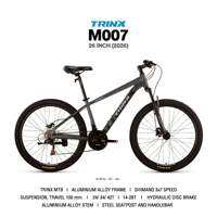 TRINX M007(2026) จักรยานเสือภูเขาล้อ 26″ เกียร์ SHIMANO 21SP ดิสก์เบรคน้ำมัน โช้คหน้า LOCKOUT เฟรมซ่อนสาย ALLOY