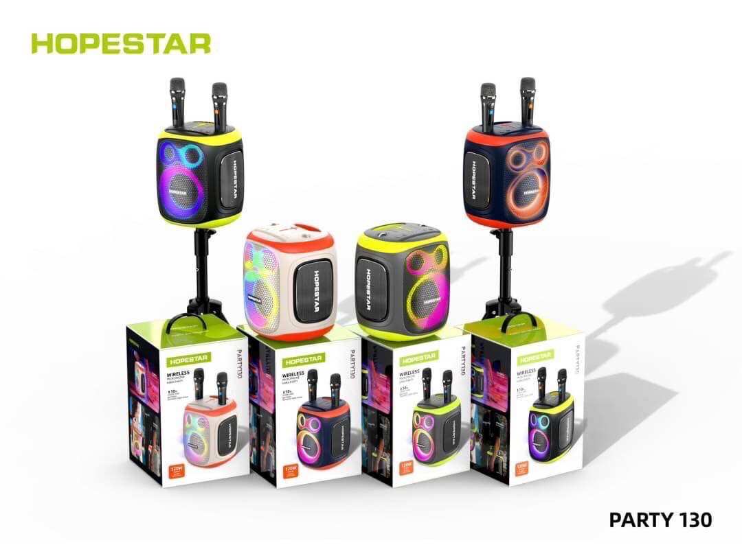 SY Hopestar Party130 ลำโพงบลูทูธ 120 วัตต์ พร้อมไมค์ลอย2อัน ลำโพง3 ดอก ปรับเบสได้ 3โหมด รุ่นใหม่2024 ราคา 3,990 บาท*ส่งฟรี