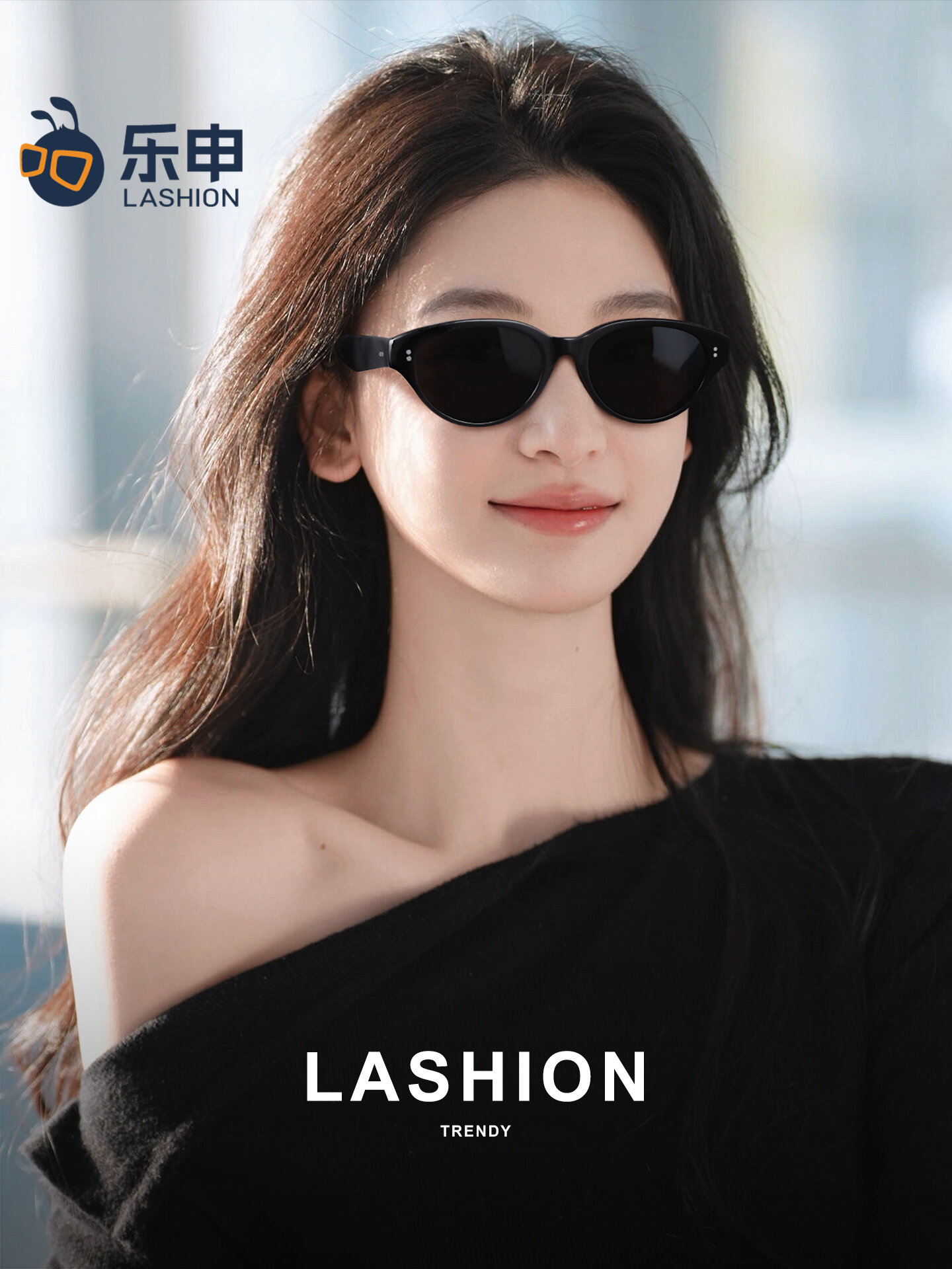 [lashion | Retro Cat-eye Sunglasses For Women Square/Round Faces UV Protection,lashion | Retro Cat-eye Sunglasses For Women Square/Round Faces UV Protection,] ราคา 1,075 บาท*ส่งฟรี