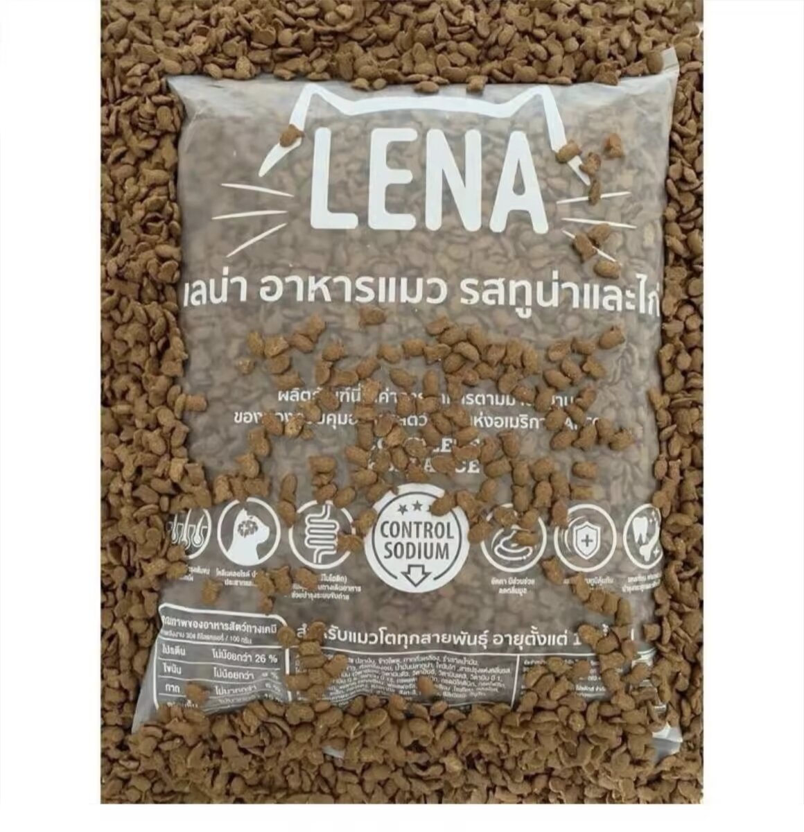 Catholiday Lena Cat Food 1 Kg. Pellet Food ราคา 57 บาท*ส่งฟรี
