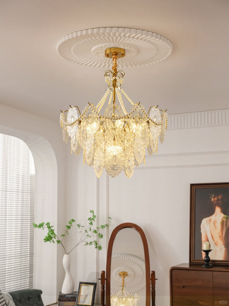 [DGY | Elegant Chandelier Crystal Light Modern Simple,DGY | Elegant Chandelier Crystal Light Modern Simple,] ราคา 4,011 บาท*ส่งฟรี