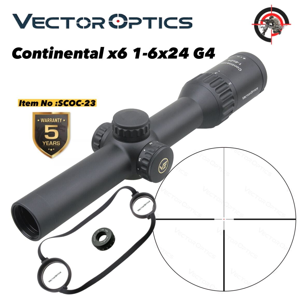 週末限定値下げVector Optics Continental 1-6×24 | eatlocal.io