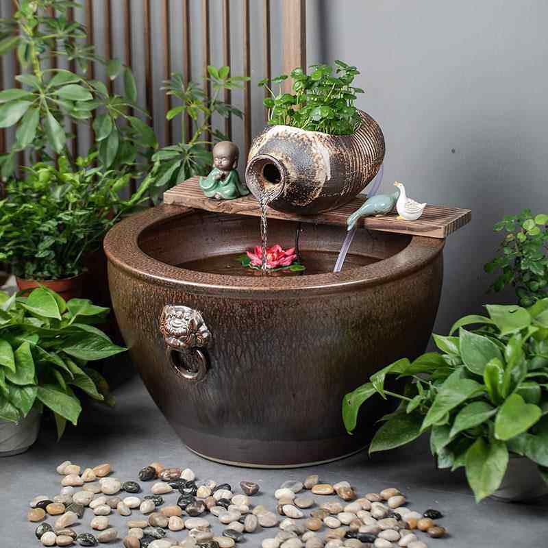 ZHENTAIYUAN | Ancient Method Ceramic Fish Tank ราคา 11,118 บาท*ส่งฟรี