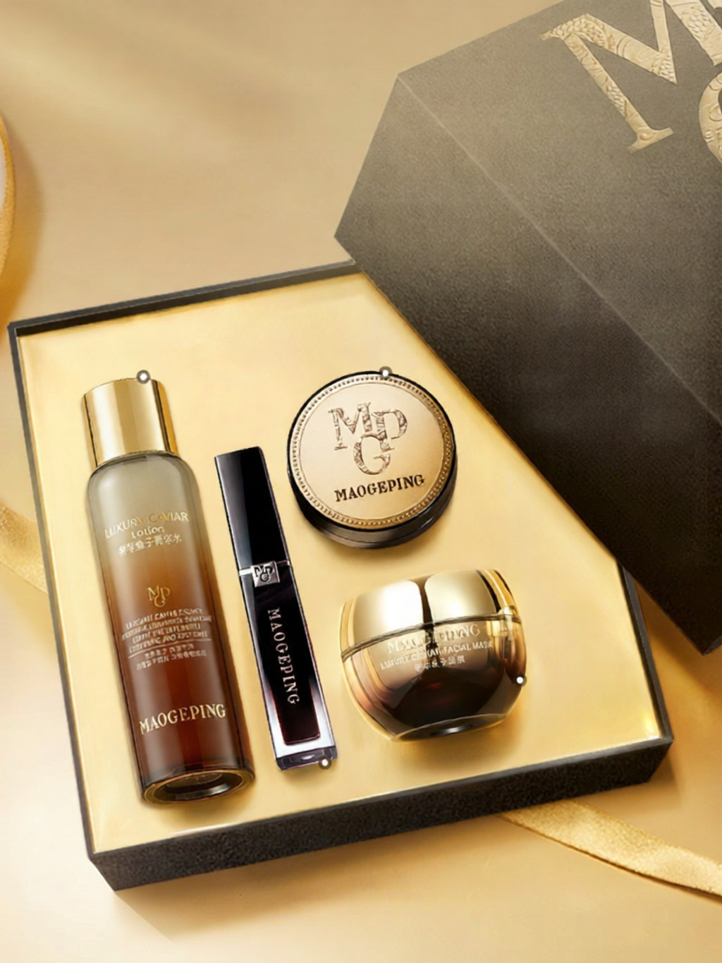 MAOGEPING | Fish Caviar Infused Cushion Makeup Set ราคา 4,612 บาท*ส่งฟรี