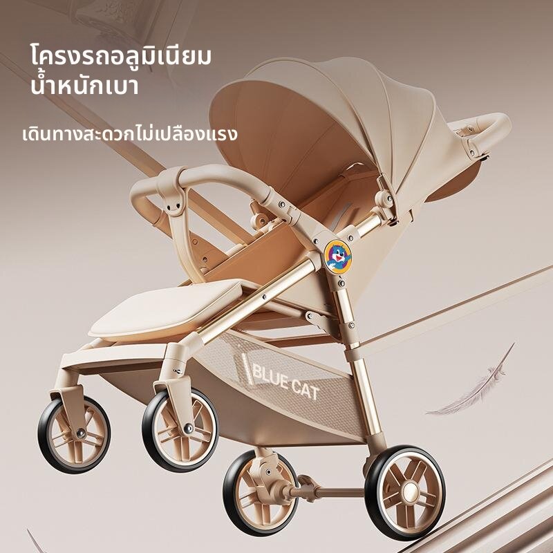 ZHUOLESHI | Lightweight Reversible Foldable Baby Stroller