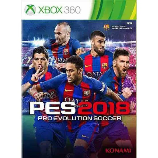 แผ่นเกมส์ Xbox 360 PES 2018