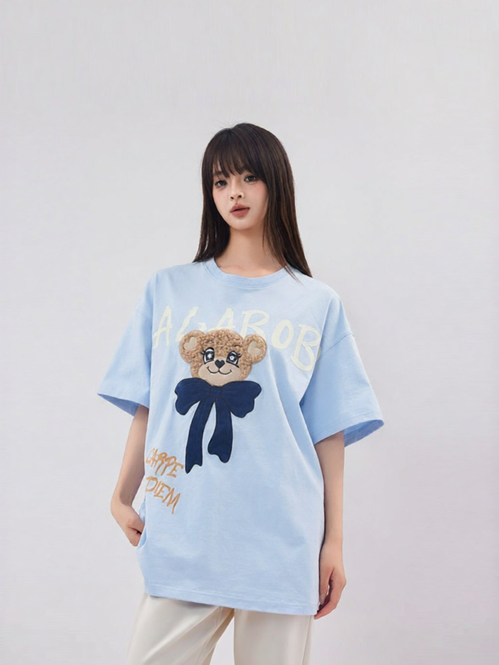 เสื้อยืดผู้หญิง เสื้อยืดโอเวอร์ไซส์ทรงสวยใส่สบาย LALABOBO ลาลาโบโบ | อเนกประสงค์มีสไตล์