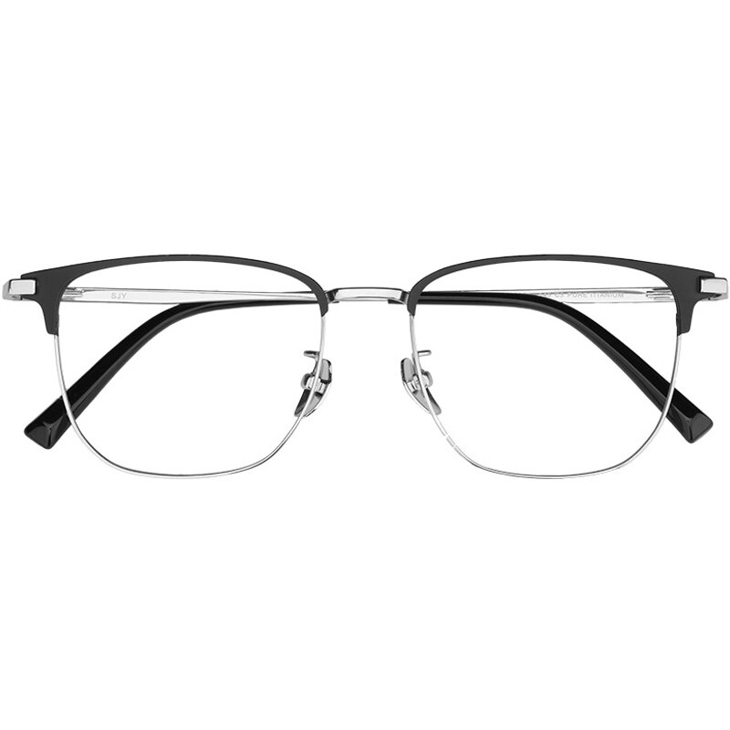 COLORE.IN | Ultra-light Titanium Semi-rimless Glasses for Men Adjustable Prescription Anti-blue Light ราคา 1,240 บาท*ส่งฟรี