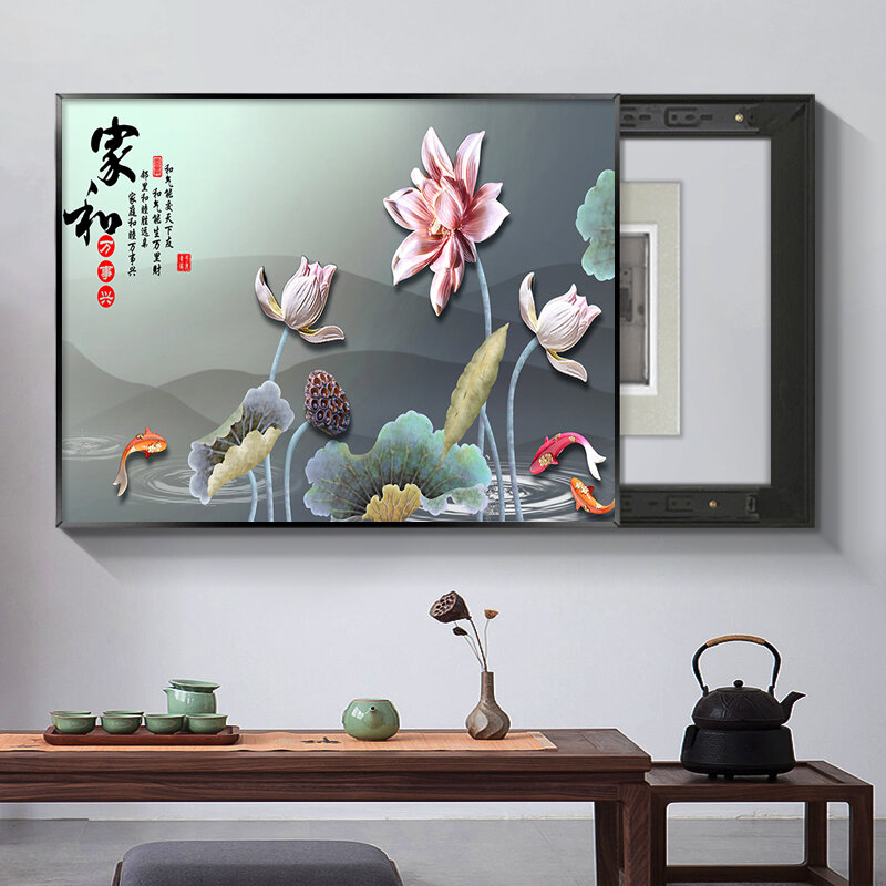 [XIANGTUYIN | Electric Box Cover Decorative Painting with Lotus Design,XIANGTUYIN | Electric Box Cover Decorative Painting with Lotus Design,] ราคา 1,089 บาท*ส่งฟรี
