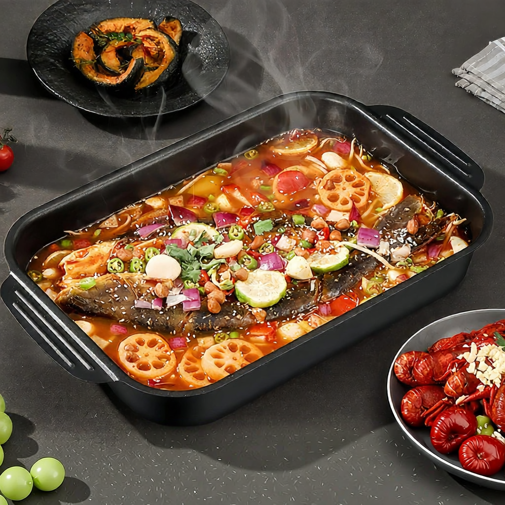 FEIZHUXIANSEN | Non-stick Multifunctional Fish Roasting Tray ราคา 858 บาท*ส่งฟรี