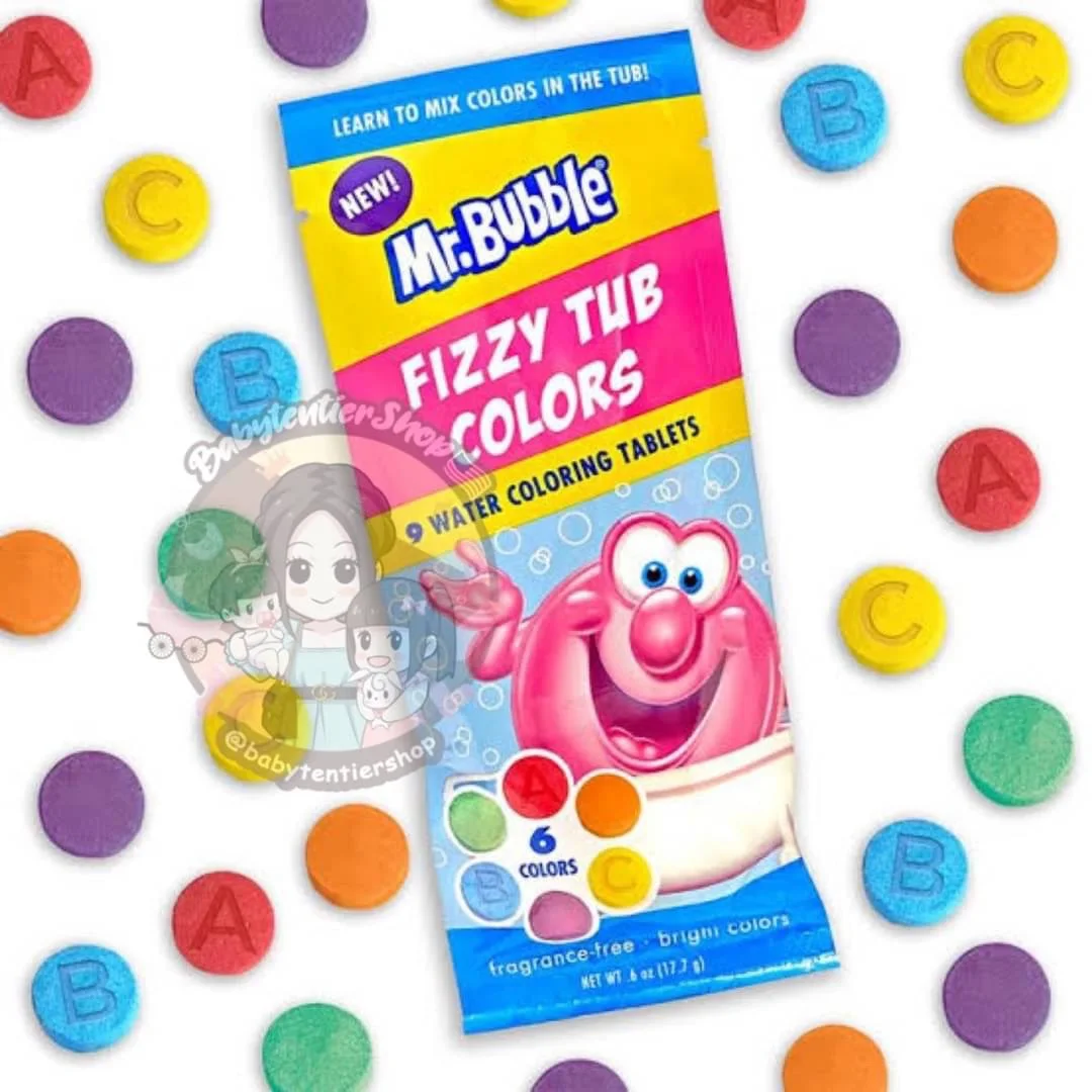 Mr.bubble 9 water coloring tablets