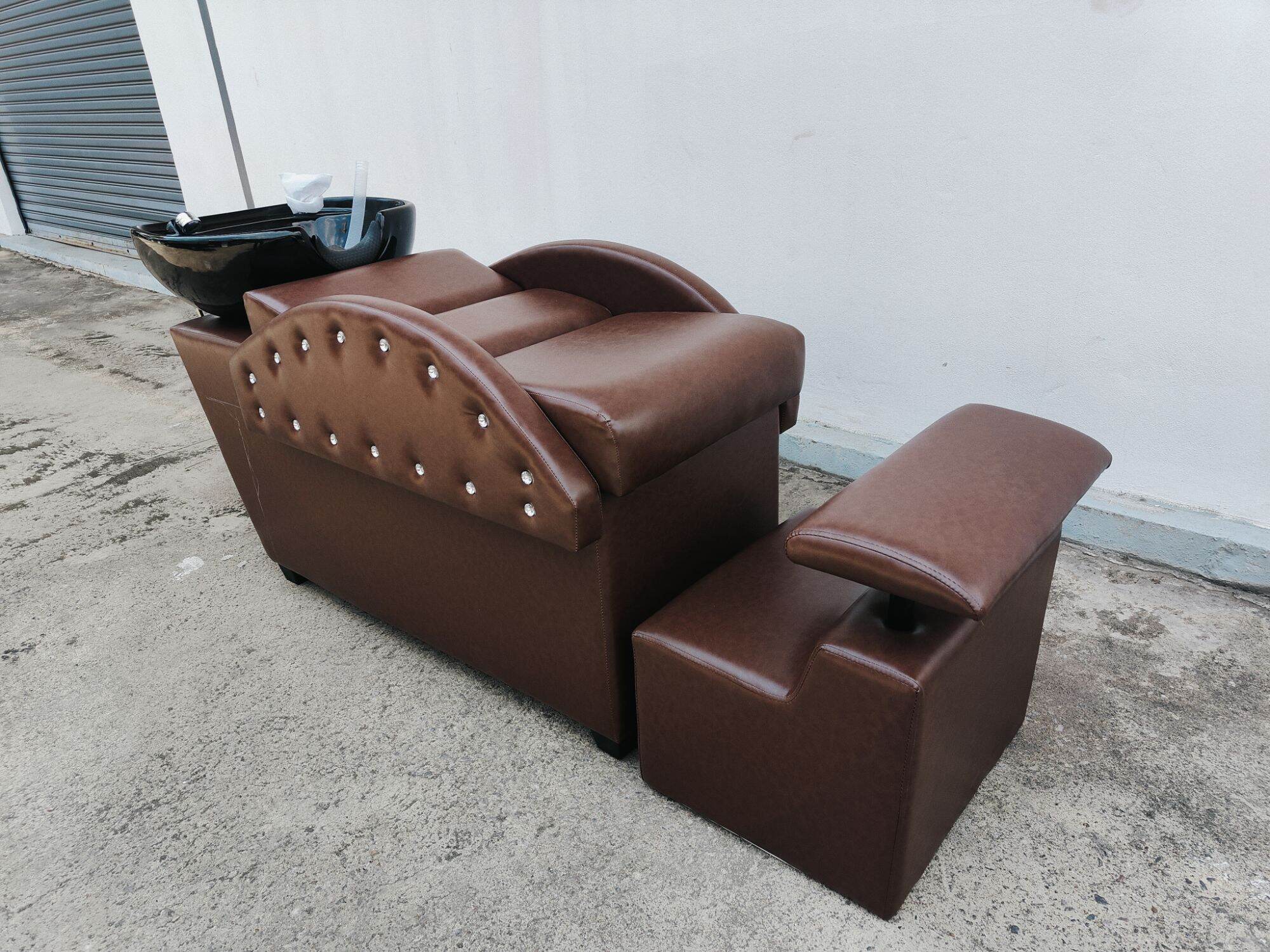 มาใหม่ BSfurniture เตียงสระผมBS9988 บวกอ่างอุปกรณ์ครบชุด พร้อมใช้ แข็งแรงทนทานมาก สินค้าดีและราคาถูก เลือกอ่าง เลือกสีเบาะได้ ราคา 8,499 บาท*ส่งฟรี