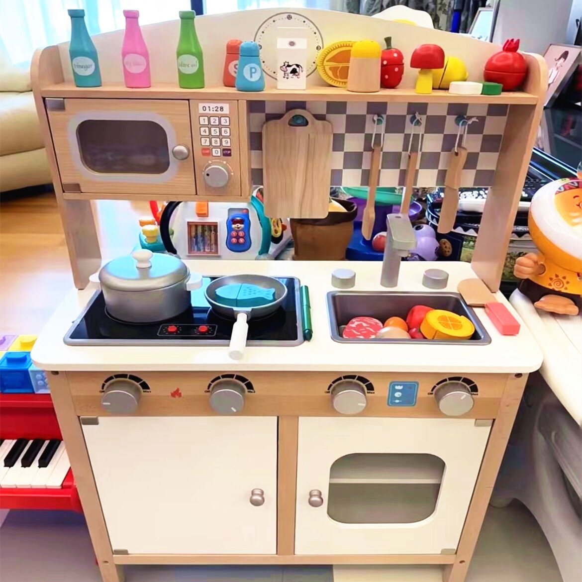 ZHUOLESHI | Cooking Simulation Toy Kitchen ราคา 4,464 บาท*ส่งฟรี