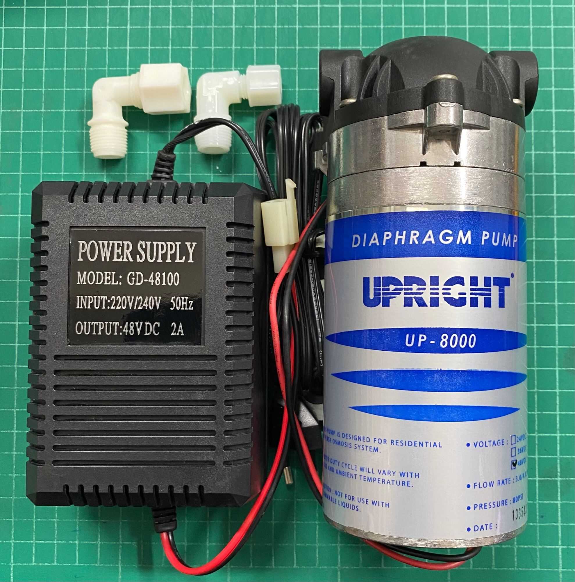 ปั้ม UPLIGHT UP8000 Diaphragm pump ( 48VCD 2a ) Lazada.co.th