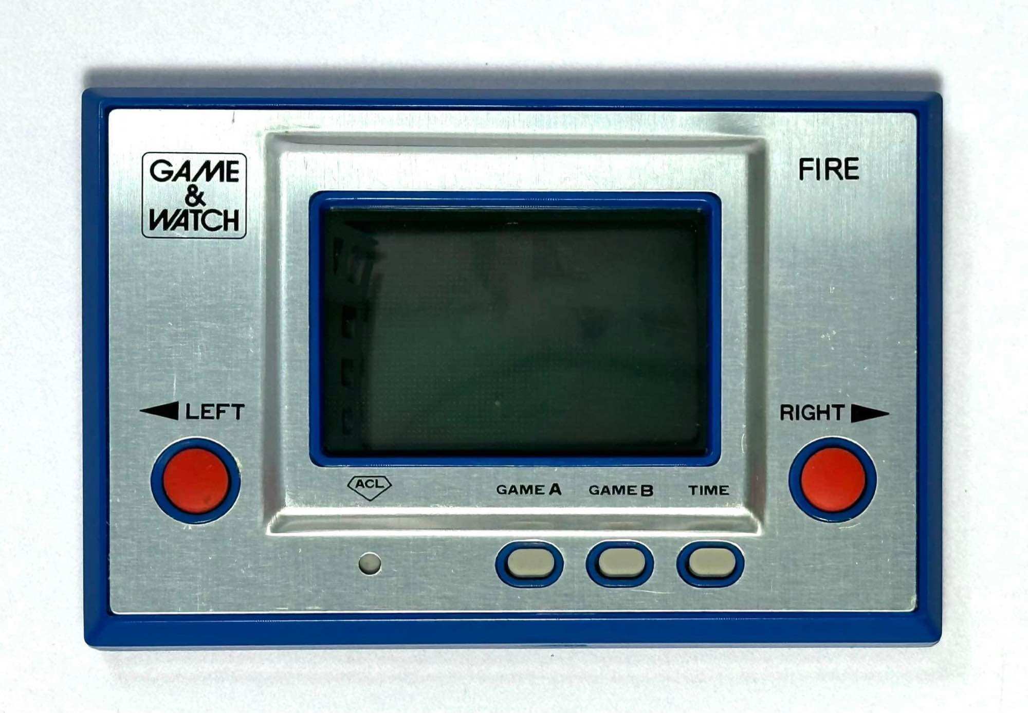 (2) Fire Game & Watch (nintendo) [Silver][RC-04] เกมกด ไฟไหม้ โดดตึก ราคา 7,085 บาท*ส่งฟรี