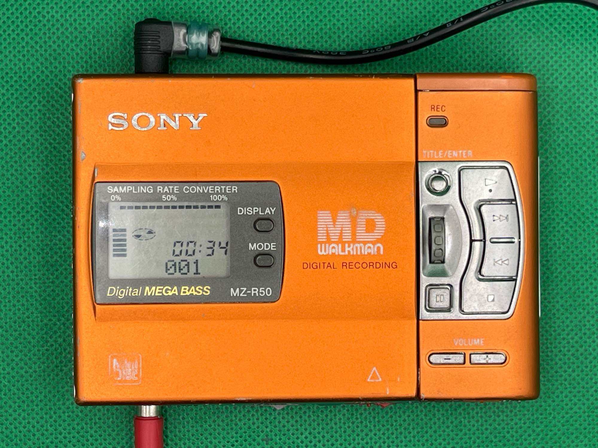 เครื่องเล่น MD SONY MZR50 ORANGE Lazada.co.th