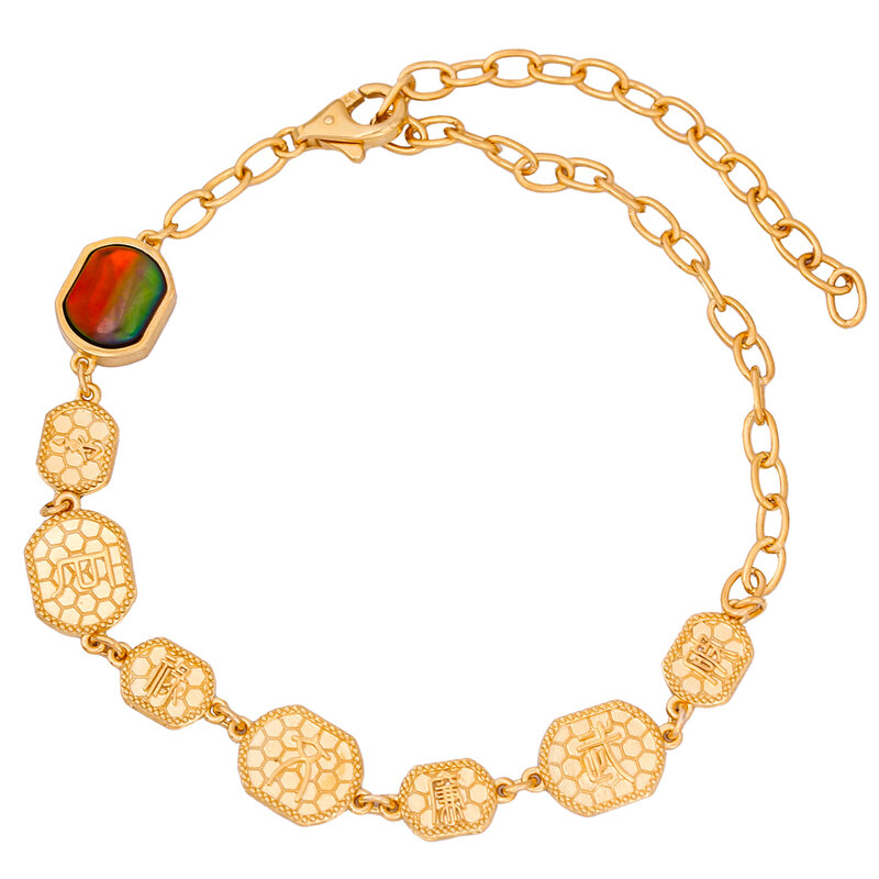 DINGFENGGE | Auspicious Beads Ankle Bracelet ราคา 20,768 บาท*ส่งฟรี