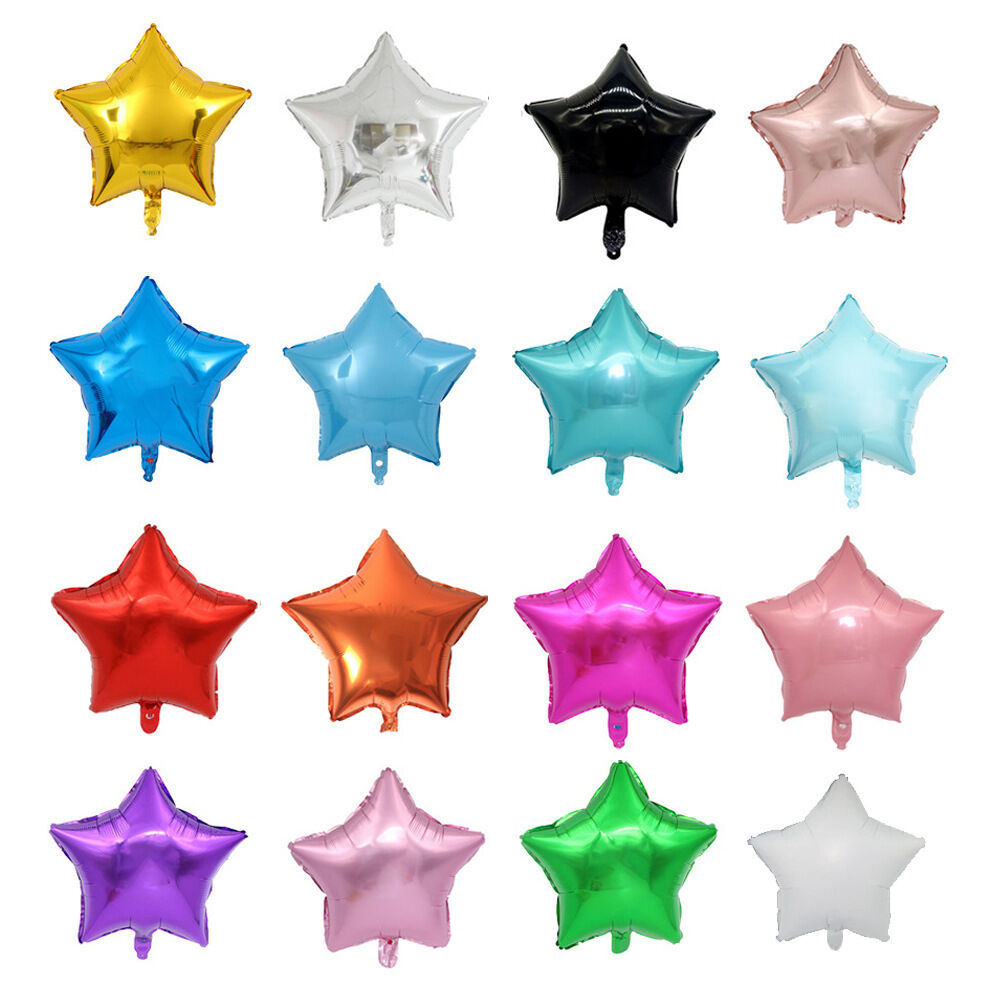 Balloon Fest ลูกโป่งดาว ขนาด 18นิ้ว สีสะท้อนแสง ราคา 15 บาท*ส่งฟรี