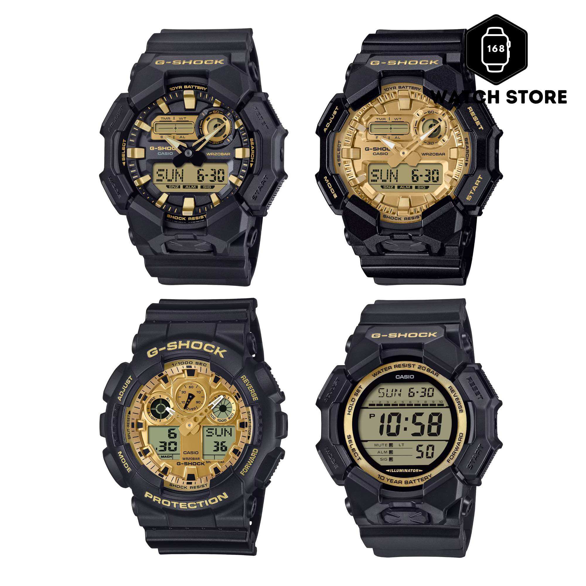 G-Shock Watch Model Ga-010Gb-1A9 Ga-010Ggb-1A9 Gd-010Gb-1A9 Ga-100Ggb-1A9 Genuine, with Center Warranty. ราคา 2,900 บาท*ส่งฟรี