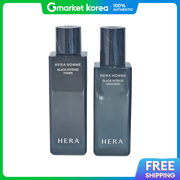HERA | Hera Homme Black Intense 2-Piece Set (Toner 125ml X Emulsion 110ml) ราคา 2,409 บาท*ส่งฟรี