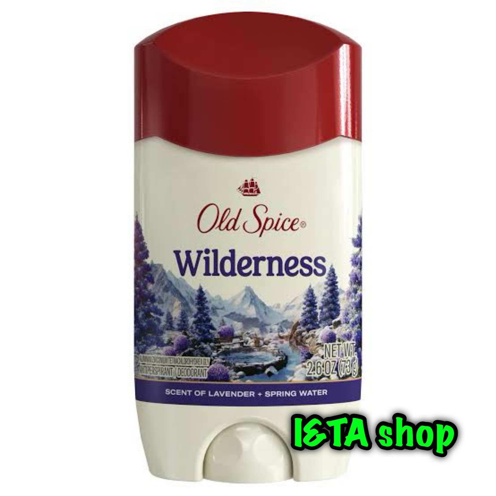 (แท้ 100% พร้อมส่ง) Old Spice Wilderness Antiperspirant เนื้อสีขาว ขนาด 73g ราคา 319 บาท*ส่งฟรี