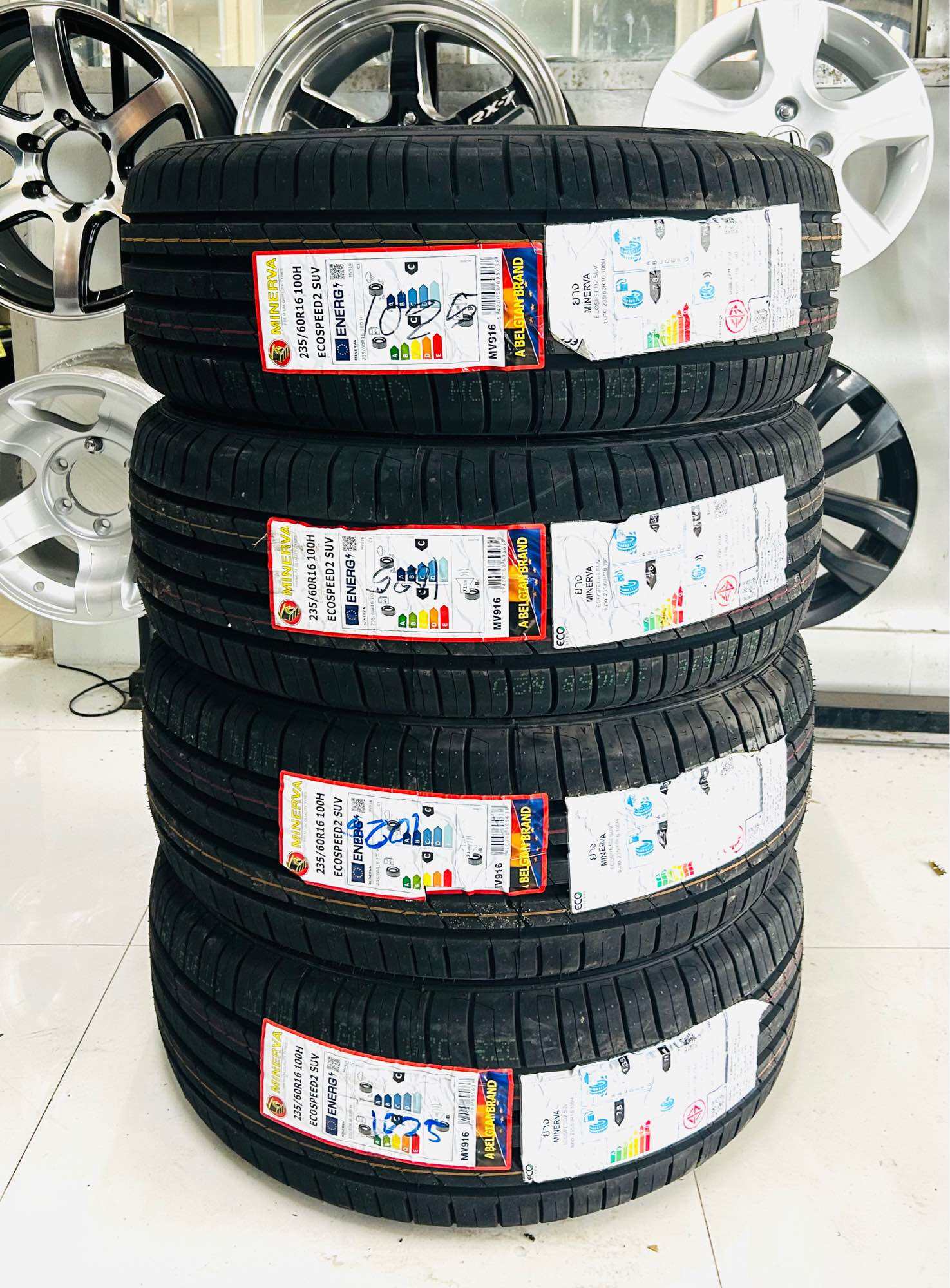 235/55R18 MINERVA ECOSPEED2 SUV 4本 235/55R18 MINERVA ECOSPEED2 SUVยางใหม่ผลิตปี 2023🎏ราคาโปร1