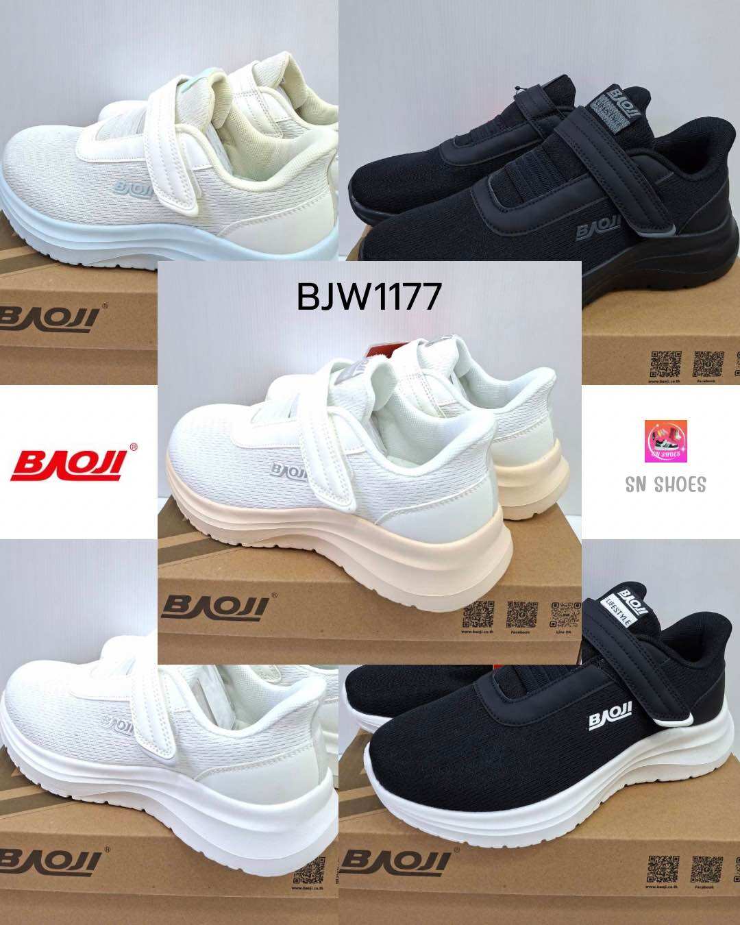 Authentic Baoji Women's Sneakers 💯 % (New Arrivals) Available in Sizes 37-41, Model Bjw1177 ราคา 499 บาท*ส่งฟรี