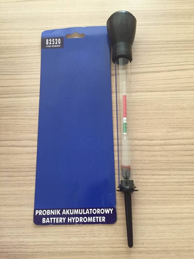 Battery Hydrometer ที่วัดความถ่วงจำเพาะของแบตเตอรี่ (ไฮโดรมิเตอร์