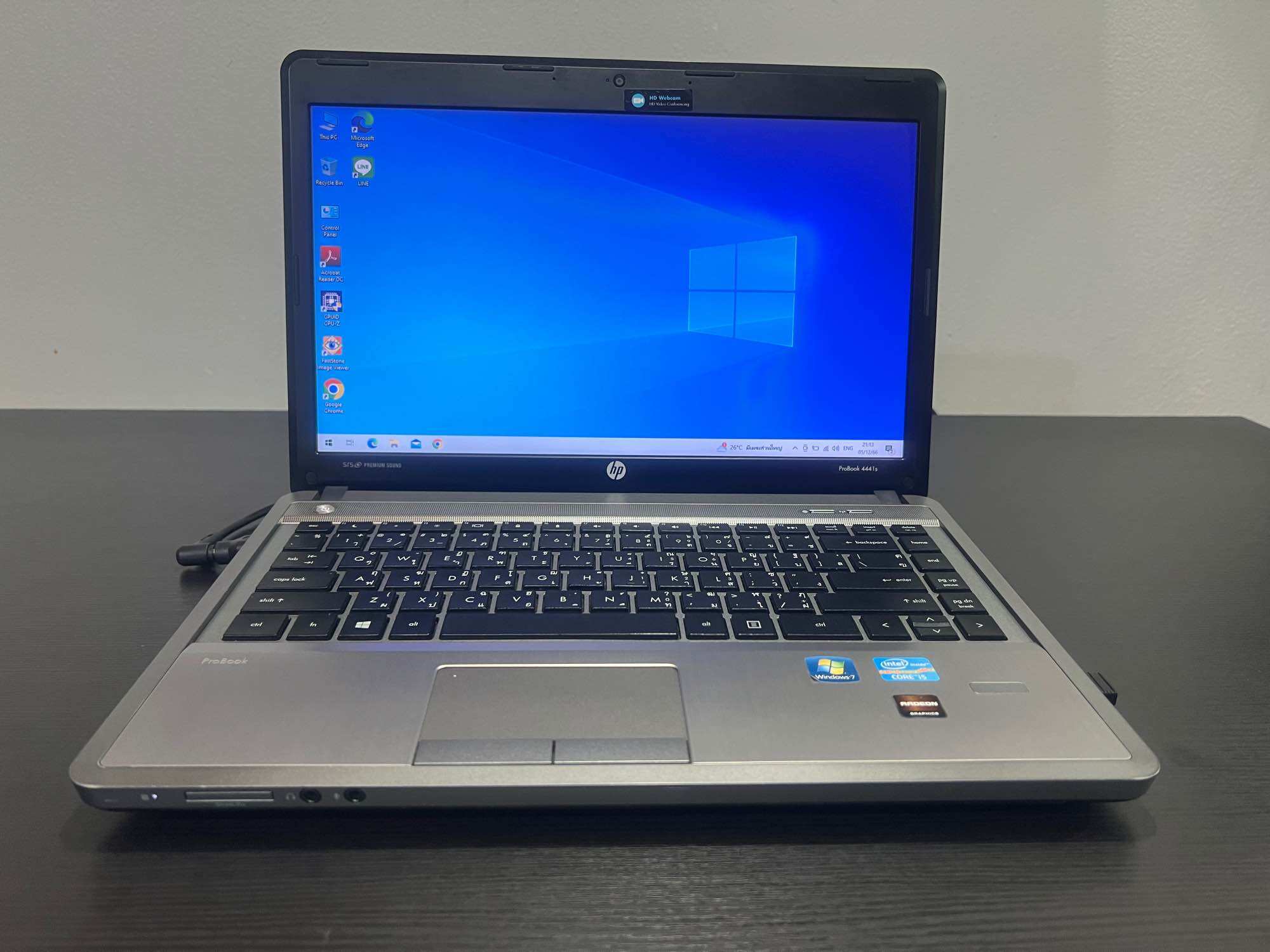 โน๊ตบุ๊คมือสอง HP ProBook 4441s มีการ์ดจอแยก core i5 gen3 แรม 4gb