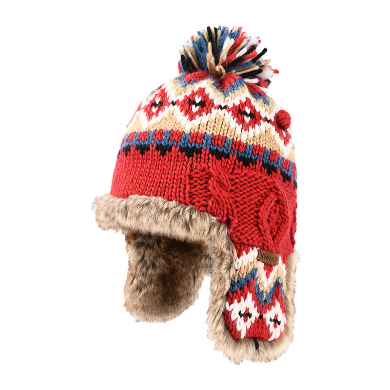 kenmont | Warm Fleece-Lined Windproof Earmuff Knitted Hat ราคา 1,628 บาท*ส่งฟรี