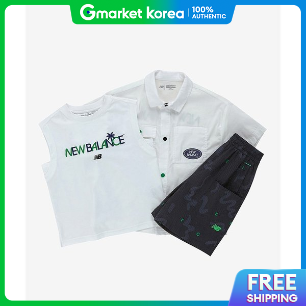 New Balance | Nk9Yg3971U 10 Unisex Top and Bottom Set Clothing 3Pcs Summer Wave Seersucker Shacket Set ราคา 5,238 บาท*ส่งฟรี