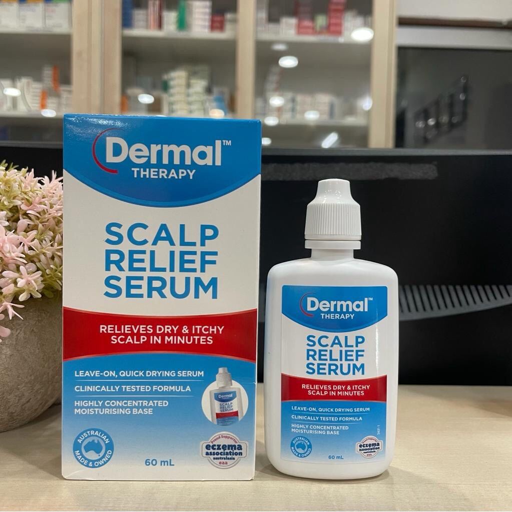 Dermal Therapy Scalp Relief Serum 60ml Relieves Dry Itchy Scalp Th 5175