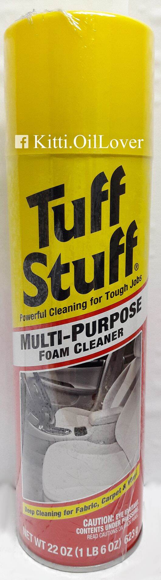 STP Tuff Stuff ทัฟสตรัฟ 00350/1 สเปรย์โฟมทำความสะอาดเอนกประสงค์ Multi-Purpose Foam Cleaner for Fabric, Carpet, Vinyl (650 mL)