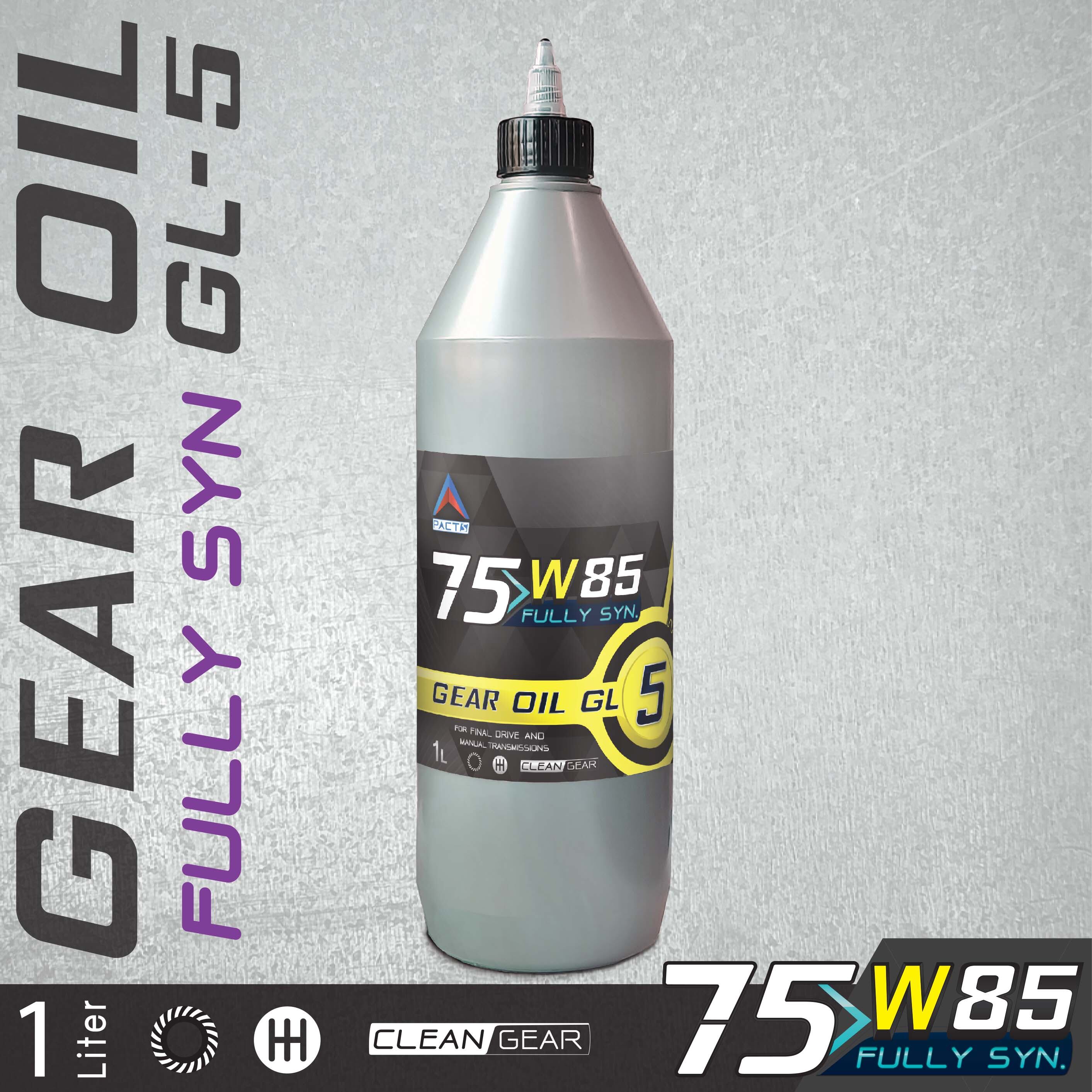 PACTS AXLES / GEAR OIL API GL-5 75W-85 Fully Synthetic net content 1 Liter, 5 Liters ราคา 309 บาท*ส่งฟรี