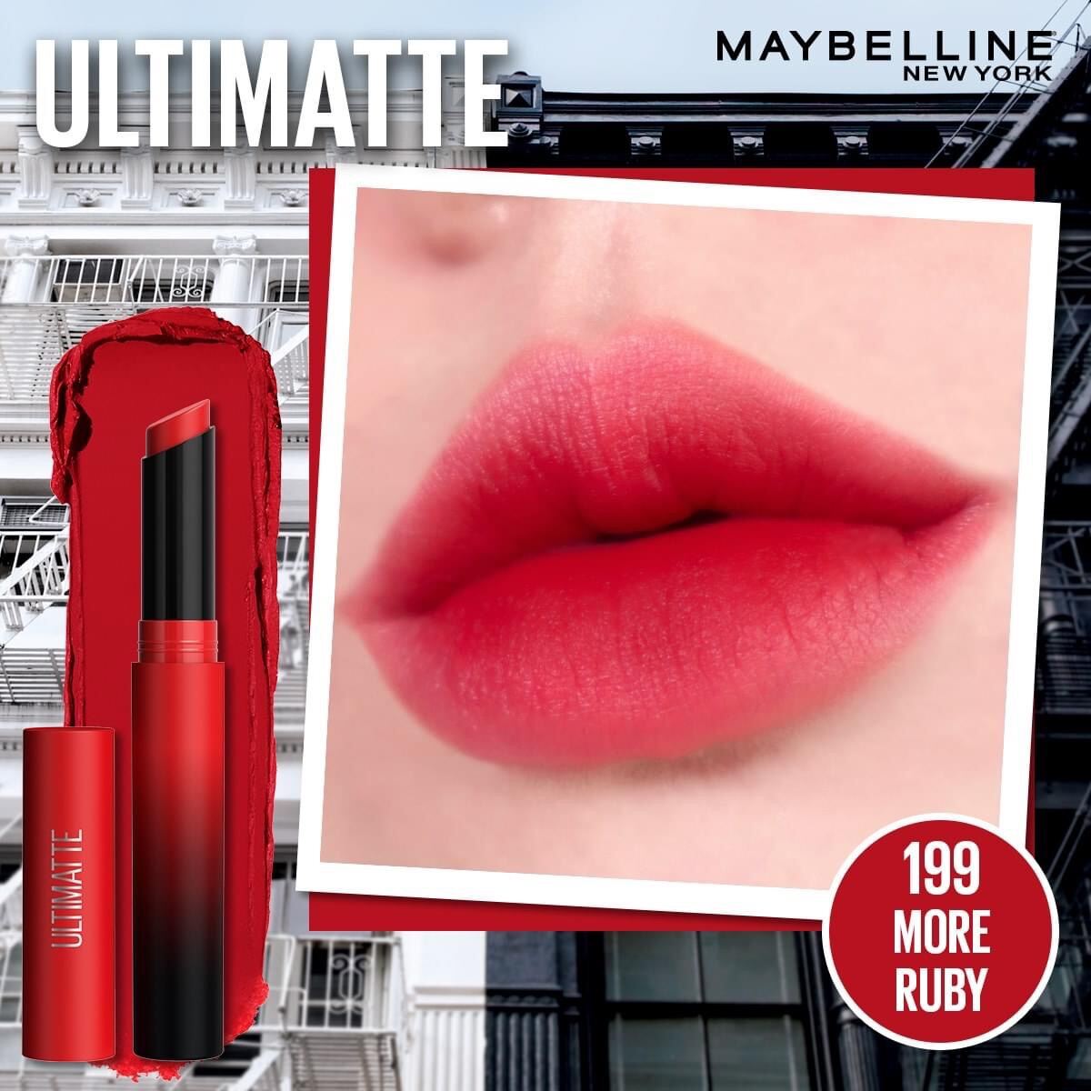 ต้องลองให้ได้‼️10เฉดสีของ Maybelline Ultimate Lipstick ลิปแมทที่ฮอตที่สุด