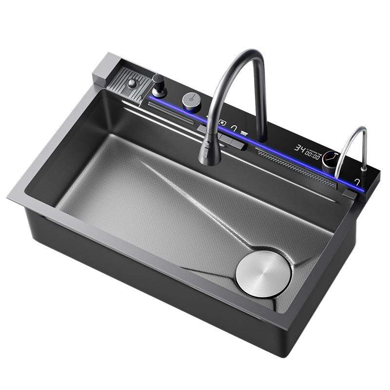 SSWW | 304 Stainless Steel Rain Shower Kitchen Sink ราคา 10,912 บาท*ส่งฟรี