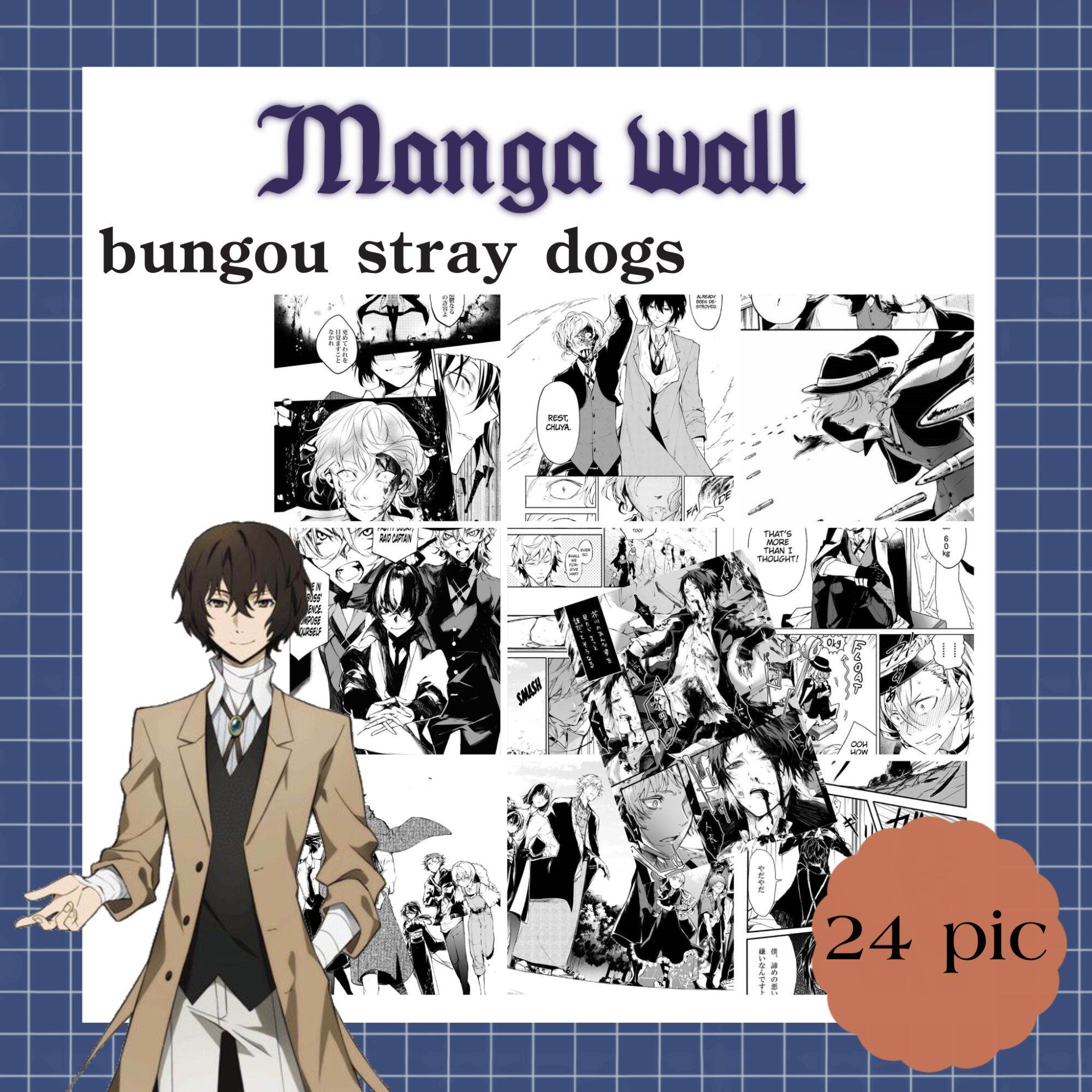 manga wallpaper bungou stray dogs ภาพมังงะ ภาพตกแต่งห้อง Lazada.co.th