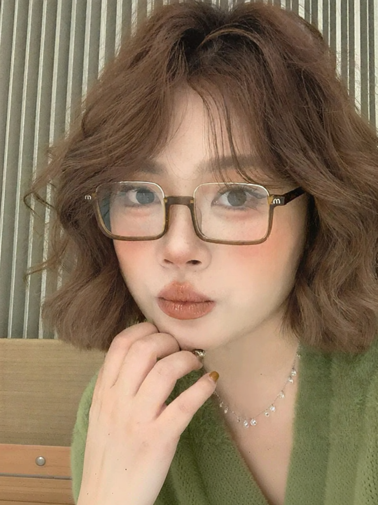 gently morley | Prescription Blue Light Blocking Glasses Retro Half Frame Square ราคา 1,082 บาท*ส่งฟรี