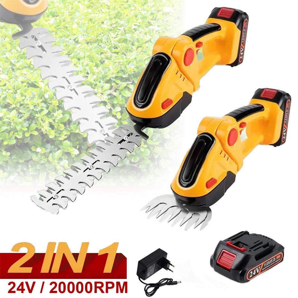 MIAOJIANHAN | 2 In 1 Cordless Rechargeable Electric Hedge Trimmer 21V ราคา 1,889 บาท*ส่งฟรี