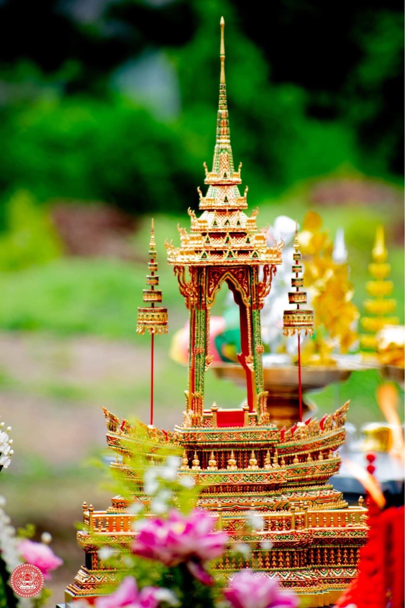 บุษบกมาลา/วิมาณเทวา/ ( เครื่องสูงมงคล ) ราคา 178,000 บาท*ส่งฟรี