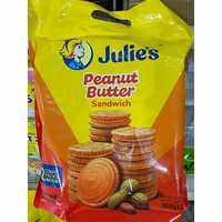 บิสกิตเนยถั่ว ห่อใหญ่ 360 กรัม มี 12 ห่อเล็ก ตรา Julies ราคาสุดคุ้ม
