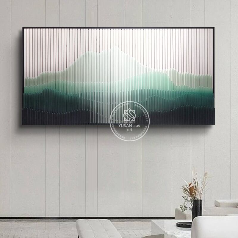 YUSAN | Acrylic Gradient Insertion Art Piece Simple Decorative Painting Artistic Landscape 3D Wall Hanging ราคา 16,617 บาท*ส่งฟรี