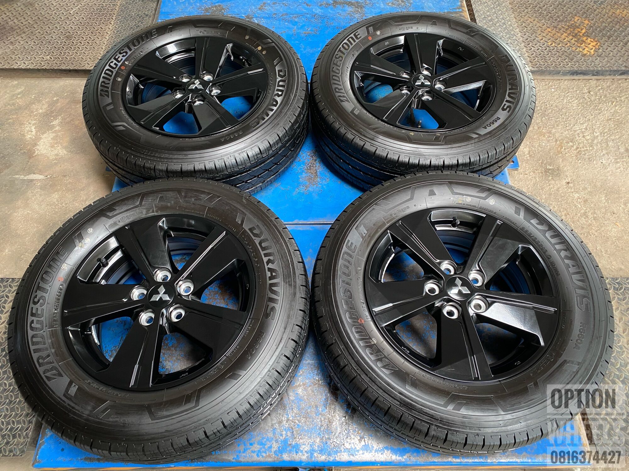ล้อแม็กป้ายแดง NISSAN ALMERA TURBO ขอบ15 พร้อมยาง BRIDGESTONE 195 65 ...