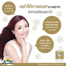 ภาพขนาดย่อของภาพหน้าปกสินค้าBanner Plus แบนเนอร์ พลัส 30 เม็ด / 60 เม็ด vitamins & minerals วิตามินรวม บำรุงร่างกาย จากร้าน S K Trading บน Lazada ภาพที่ 3