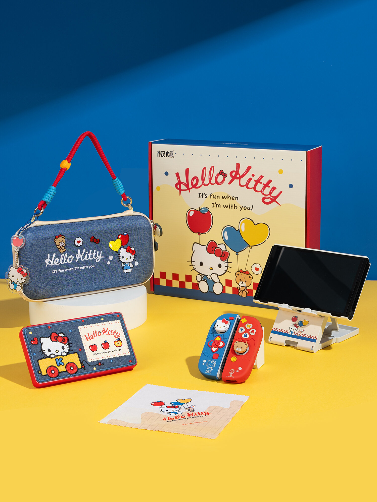 Nintendo Switch 2 Protection Set Kitty New Year Gift Oled Protective Cover Storage Bag Joystick Cap Extreme Think ราคา  3,275 บาท*ส่งฟรี